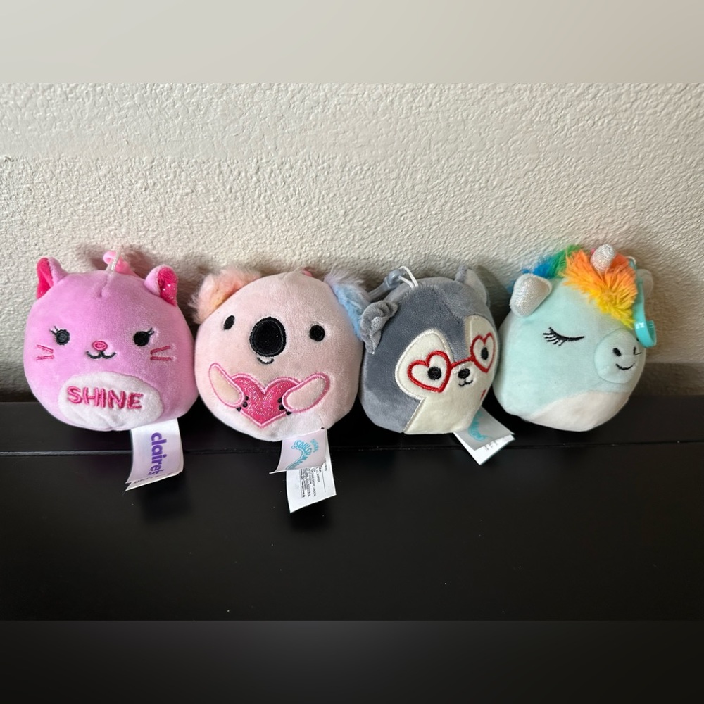 Squishmallows Keychain Lot